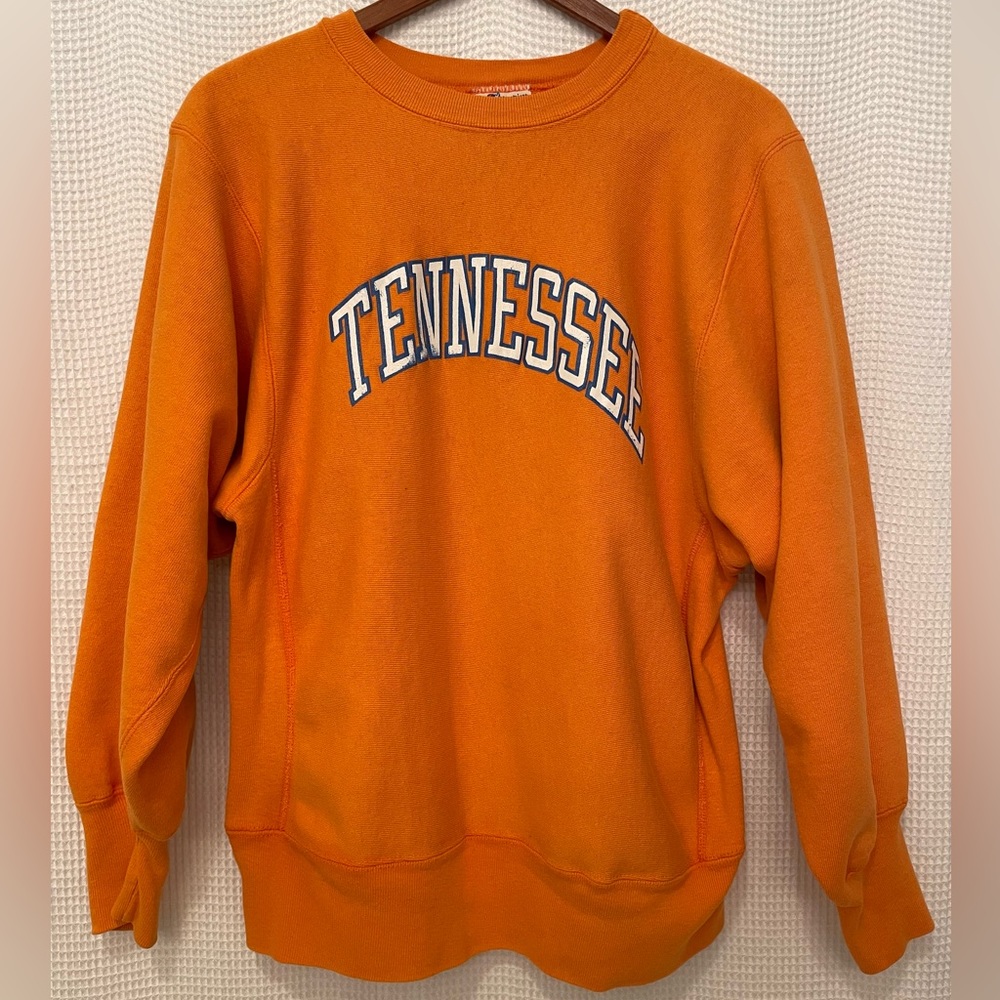 Vintage 80s Champion Reverse Weave Warmup Sweatshirt Tennessee Vols Mens Medium